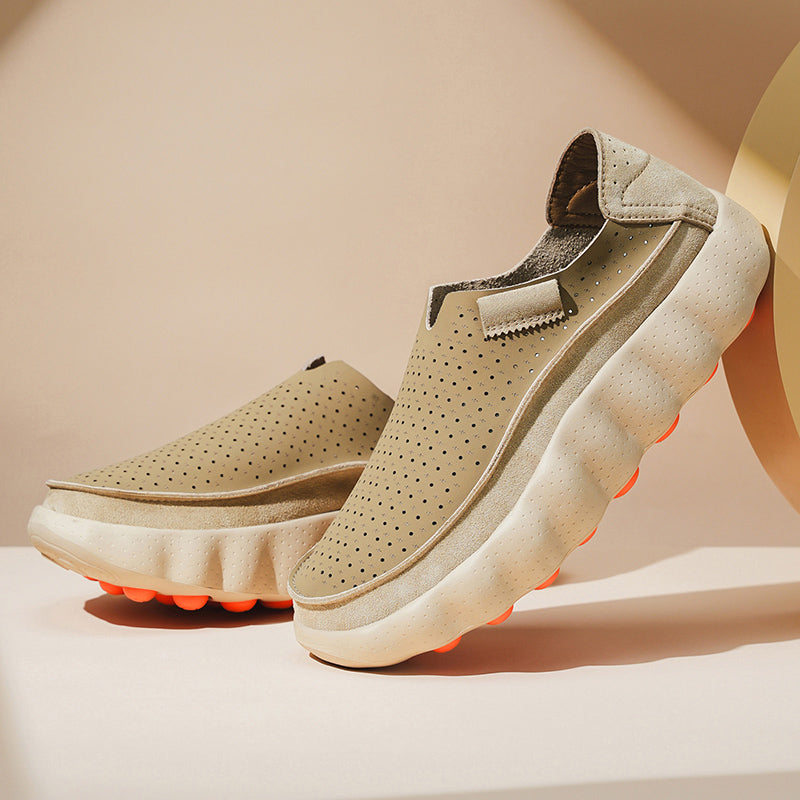 Sameth - Chaussures Sans Lacets Perforées à Semelle Souple