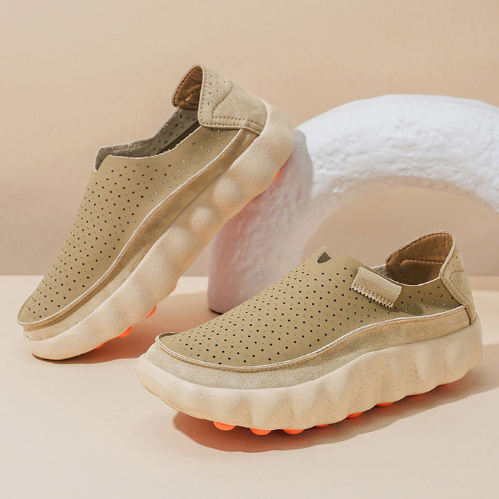 Sameth - Chaussures Sans Lacets Perforées à Semelle Souple
