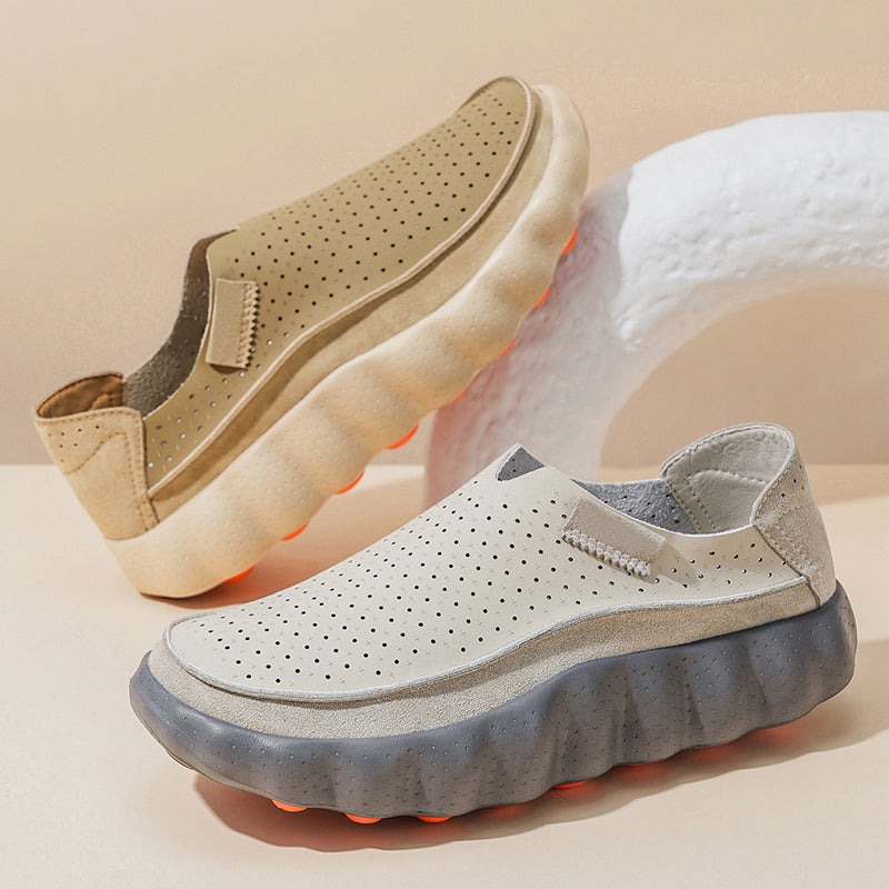 Sameth - Chaussures Sans Lacets Perforées à Semelle Souple