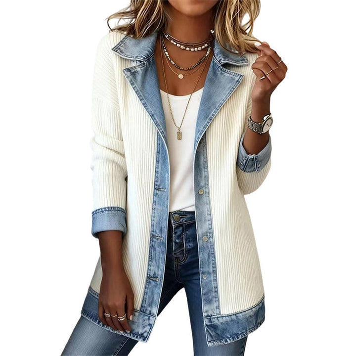 Cendall - Cardigan Tendance en Jean