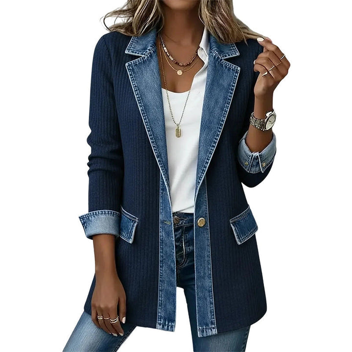 Cendall - Cardigan Tendance en Jean