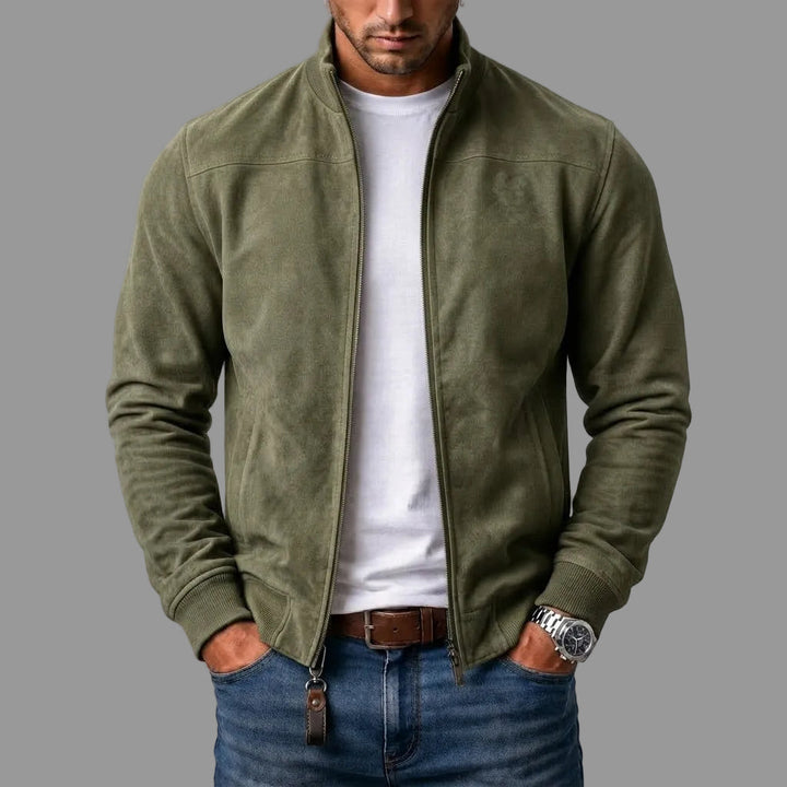 Brayden - Blouson Aviateur en Daim