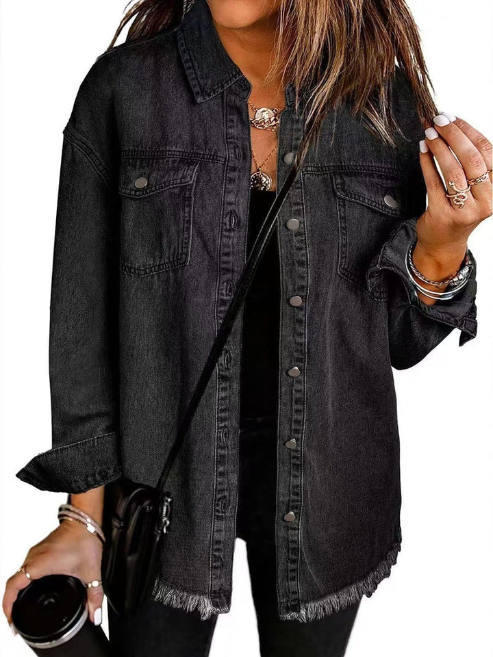 Enass - Veste en Jean À Boutons