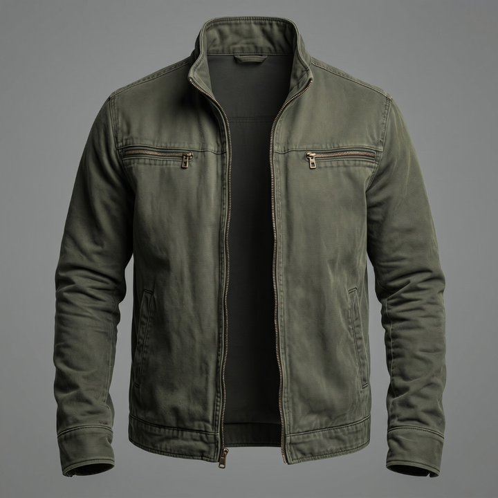 Narick - Veste en Jean Ample À Fermeture Éclair