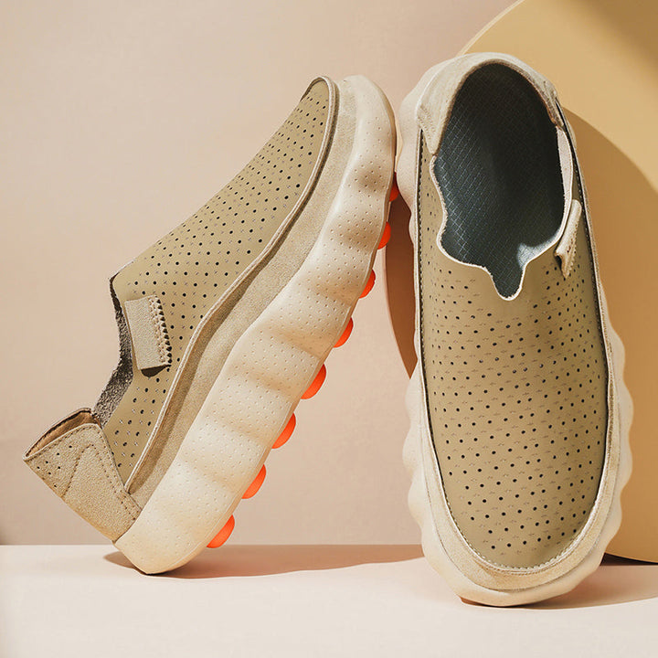 Sameth - Chaussures Sans Lacets Perforées à Semelle Souple