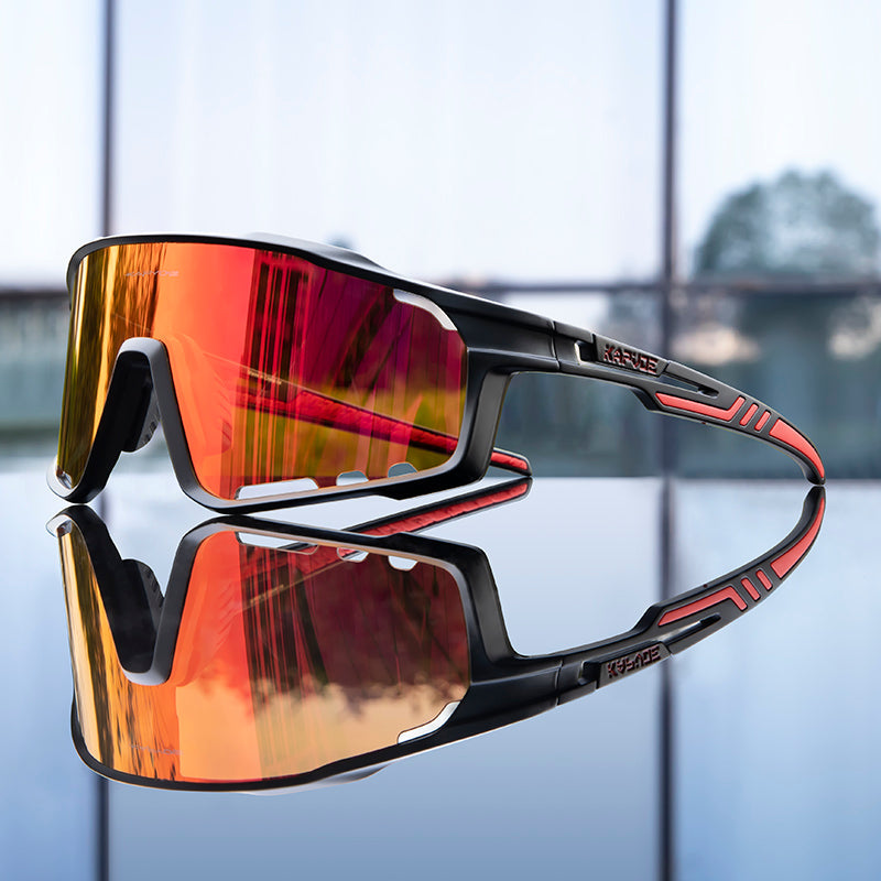 Aerovex - Lunettes De Vélo Enveloppantes À Verres Miroités
