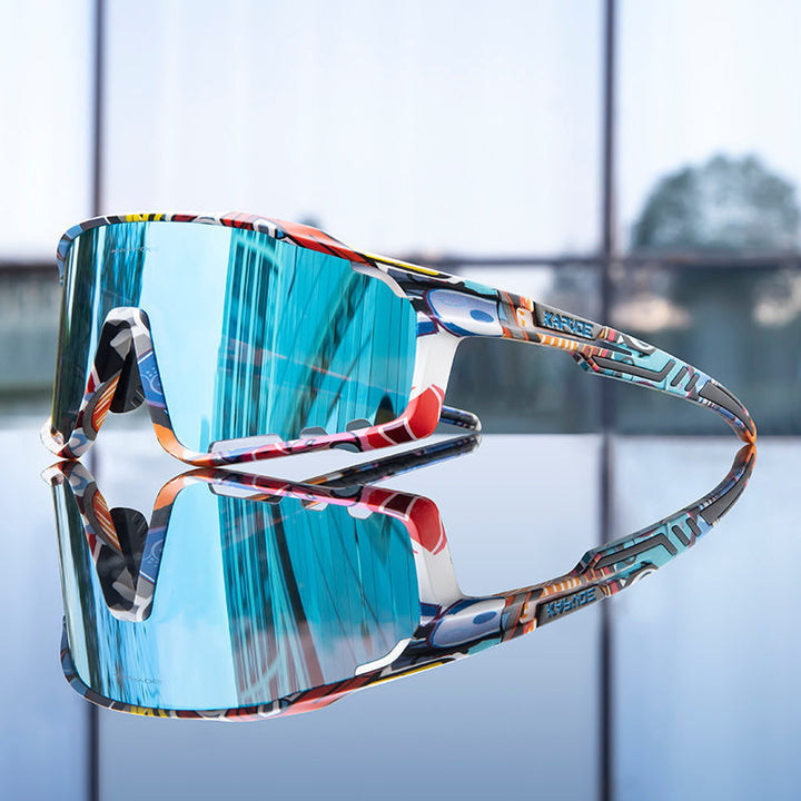 Aerovex - Lunettes De Vélo Enveloppantes À Verres Miroités