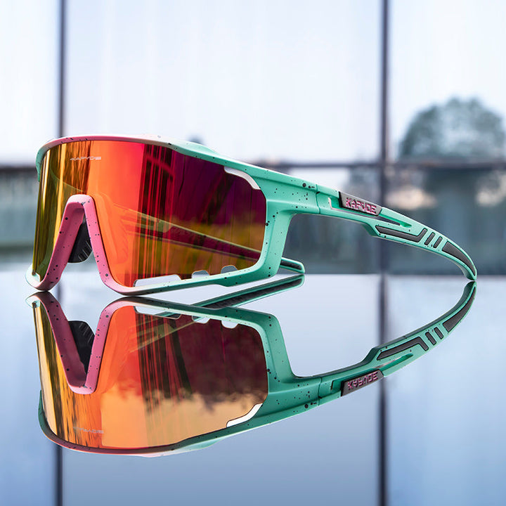Aerovex - Lunettes De Vélo Enveloppantes À Verres Miroités