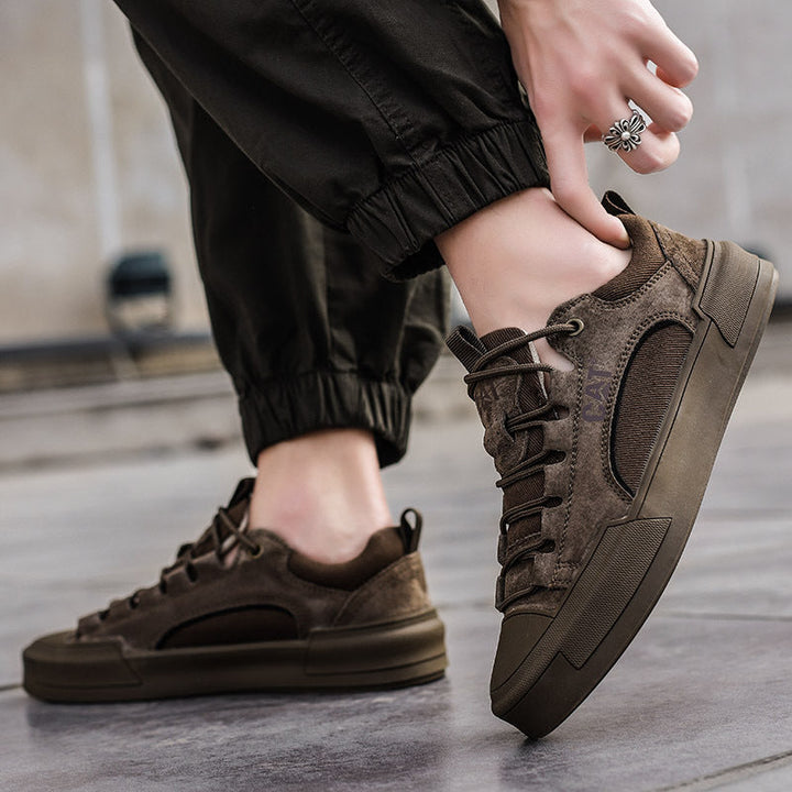 Atherton - Baskets Décontractées en Daim à Lacets