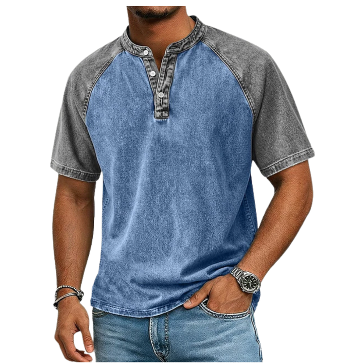 Roeland - T-Chemise Vintage Bicolore