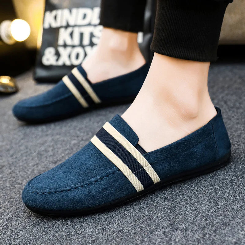 Hanno - Mocassins Décontractés À Rayures