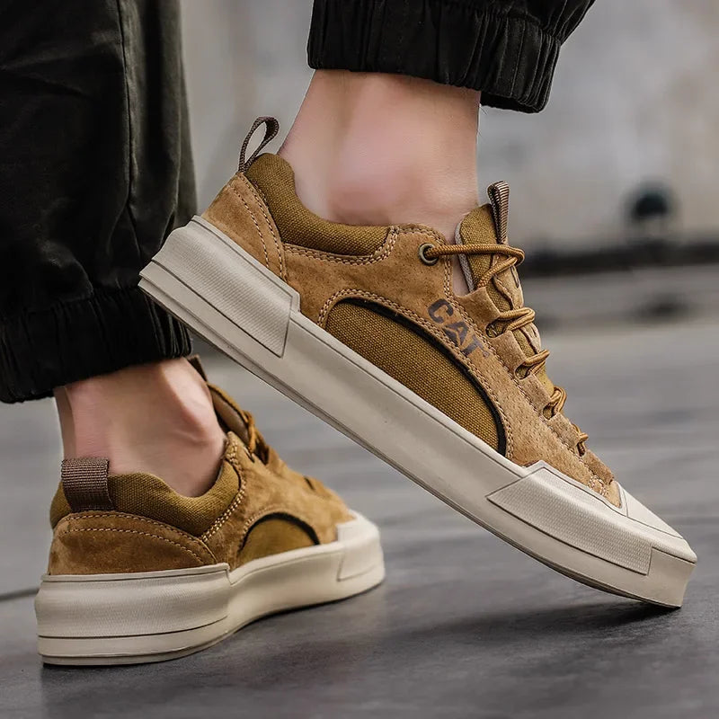 Atherton - Baskets Décontractées en Daim à Lacets