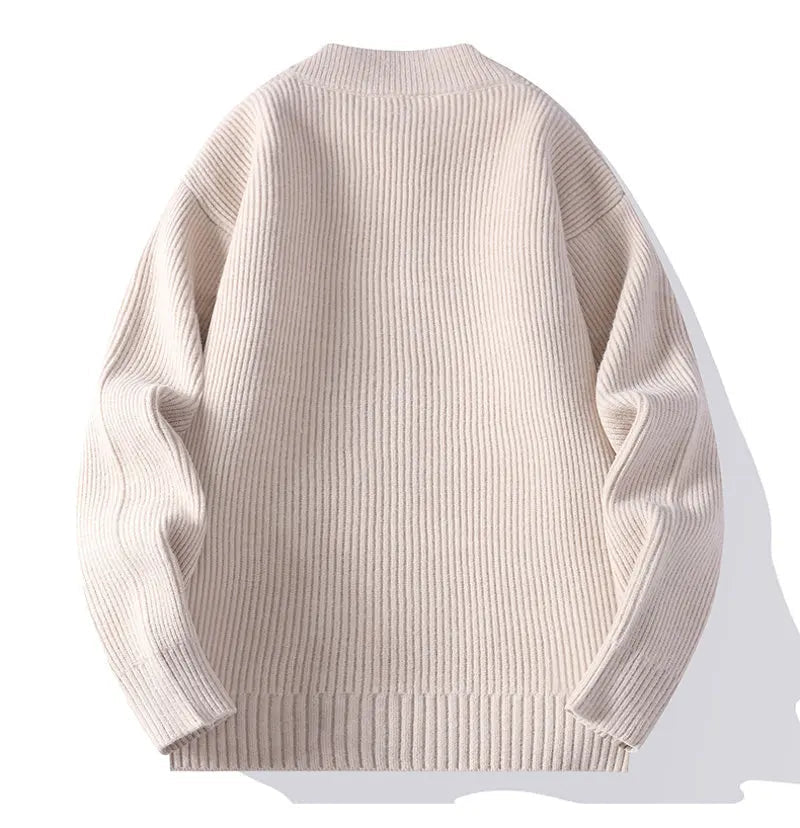 Jorje - Cardigan Zippé en Maille Côtelée