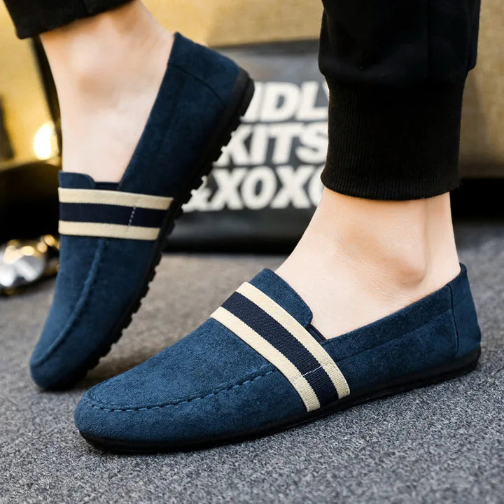 Hanno - Mocassins Décontractés À Rayures