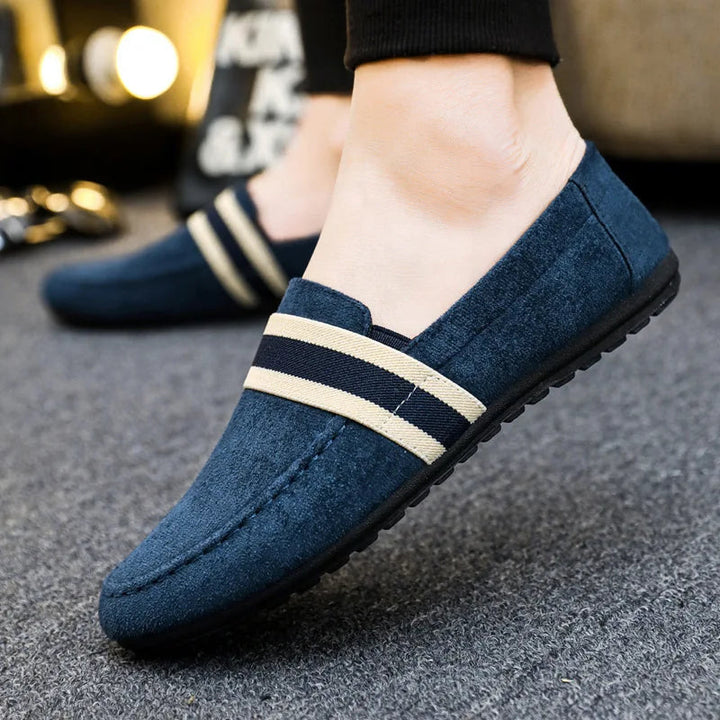 Hanno - Mocassins Décontractés À Rayures