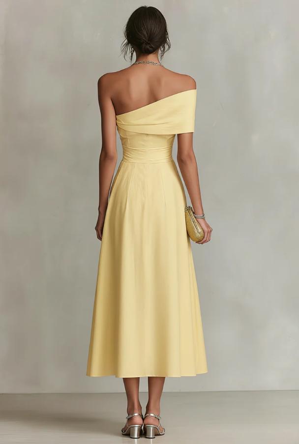 Nermin - Robe Longue À Épaules Dénudées