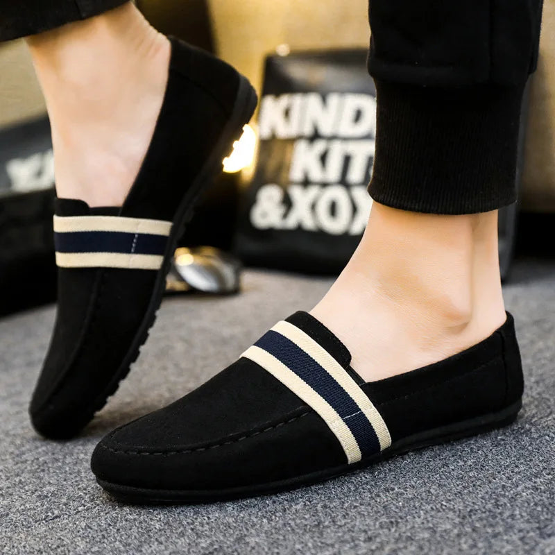 Hanno - Mocassins Décontractés À Rayures