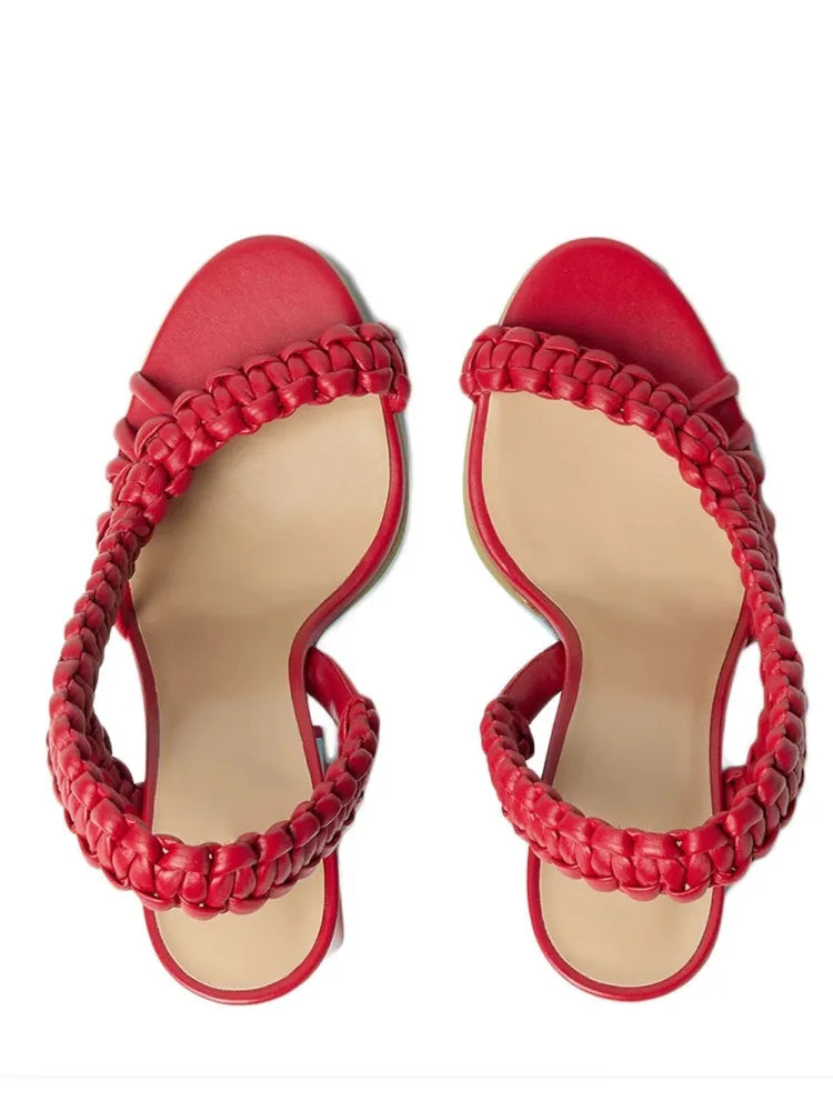 Sanna - Sandales À Talons Tressés