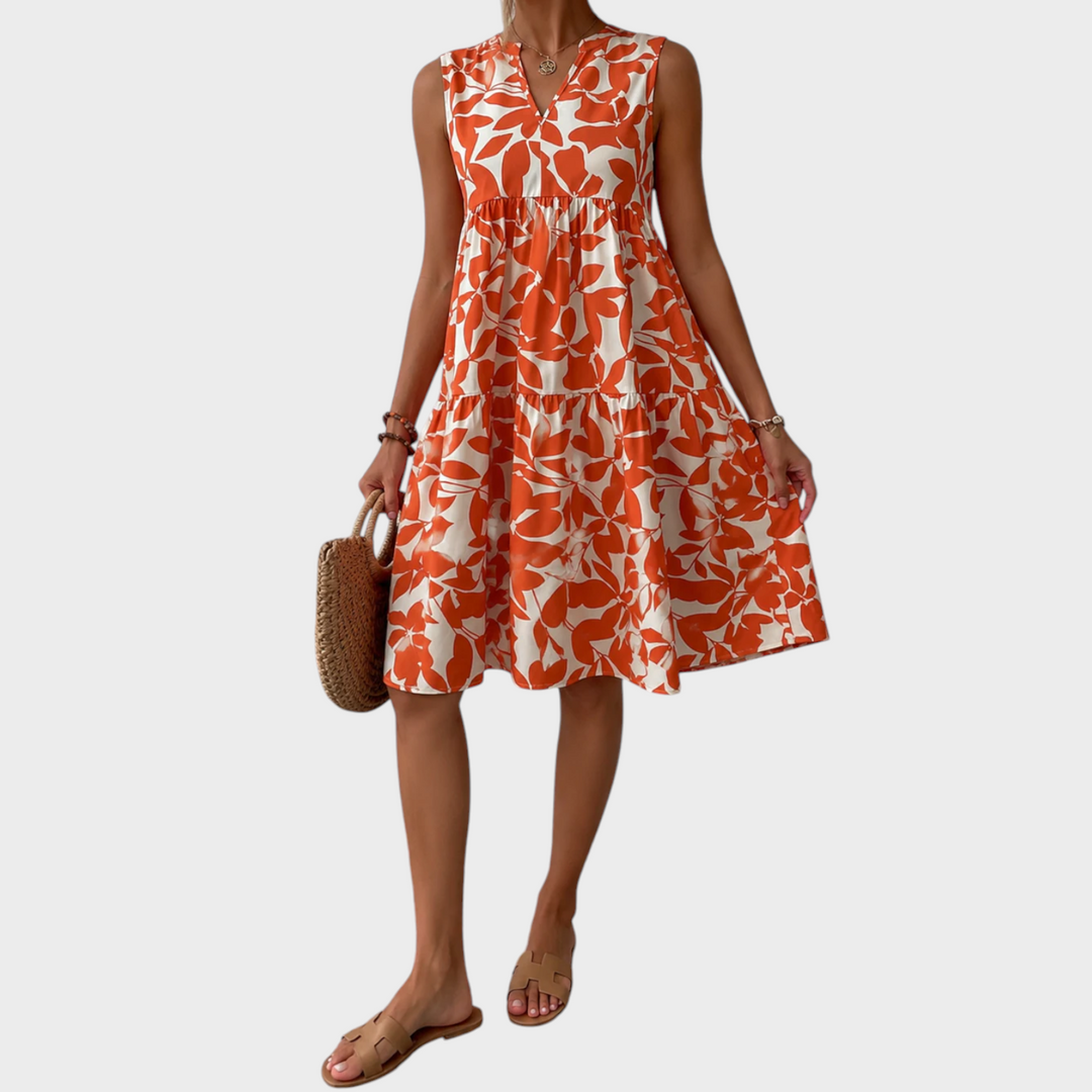 Soomin - Robe D'été Décontractée À Motifs Floraux