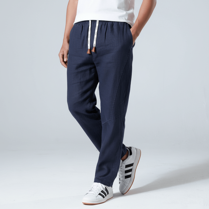 Joael - Pantalon À Cordon De Serrage Réglable À La Taille