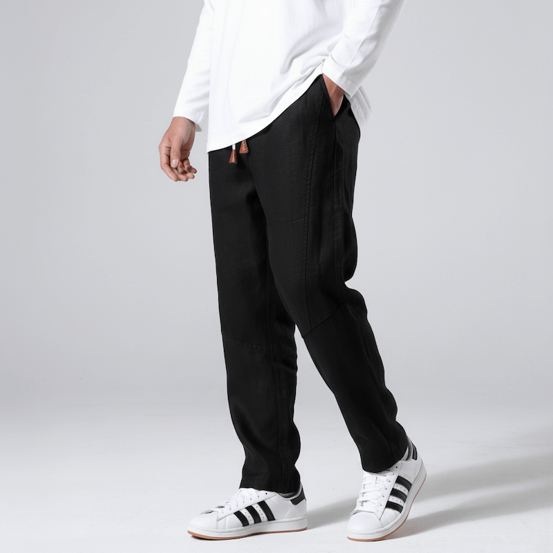 Joael - Pantalon À Cordon De Serrage Réglable À La Taille