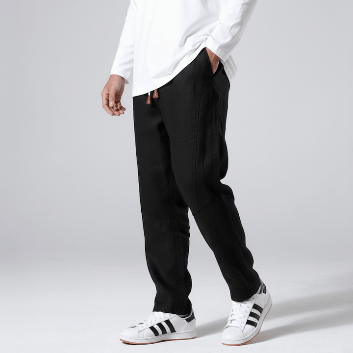 Joael - Pantalon À Cordon De Serrage Réglable À La Taille