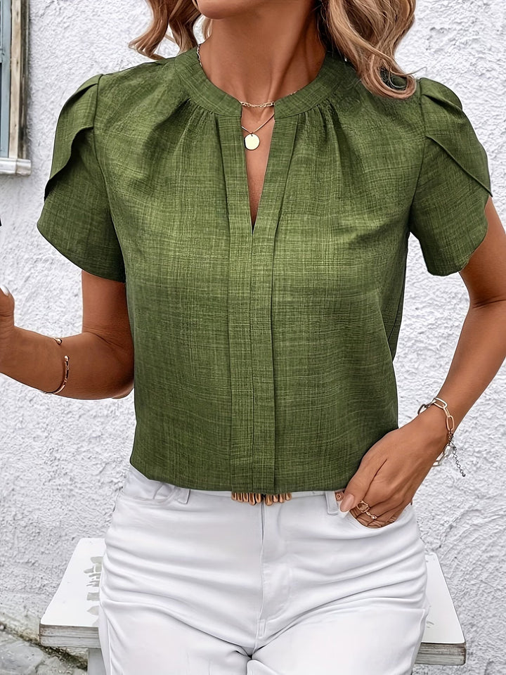 Kacey - T-shirt À Manches Courtes Et Col en V