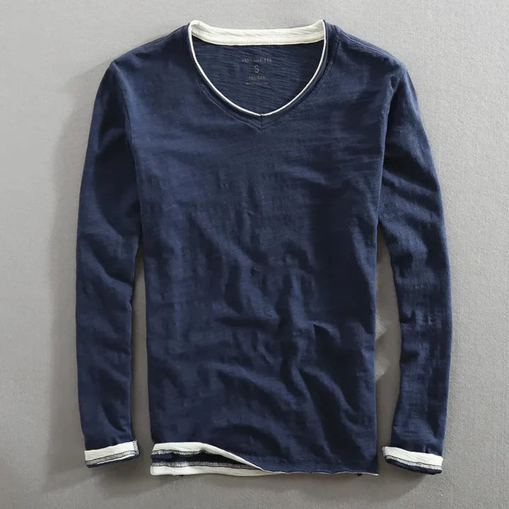 Roderick - Chemise en Coton À Manches Longues