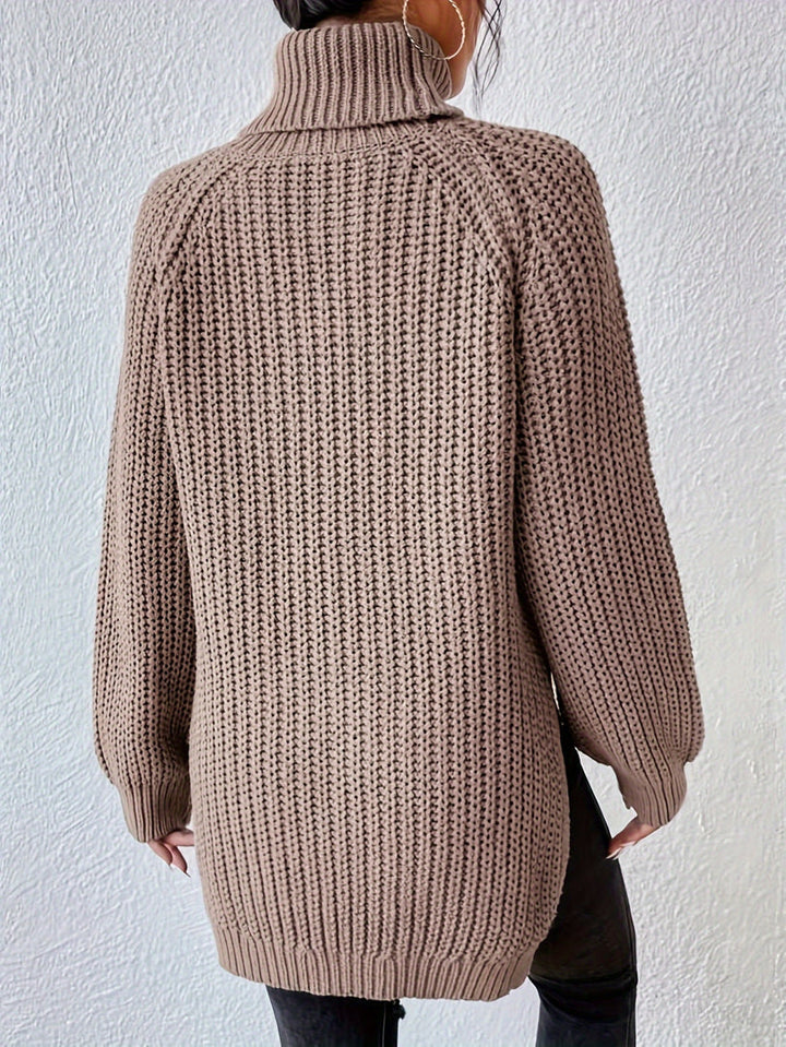 Felina - Pull À Col Roulé Et Manches Longues en Maille