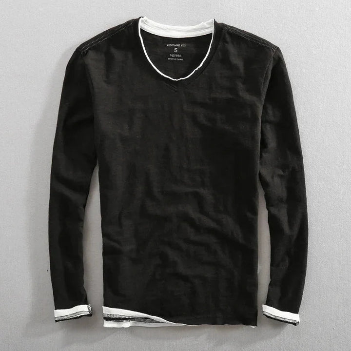 Roderick - Chemise en Coton À Manches Longues