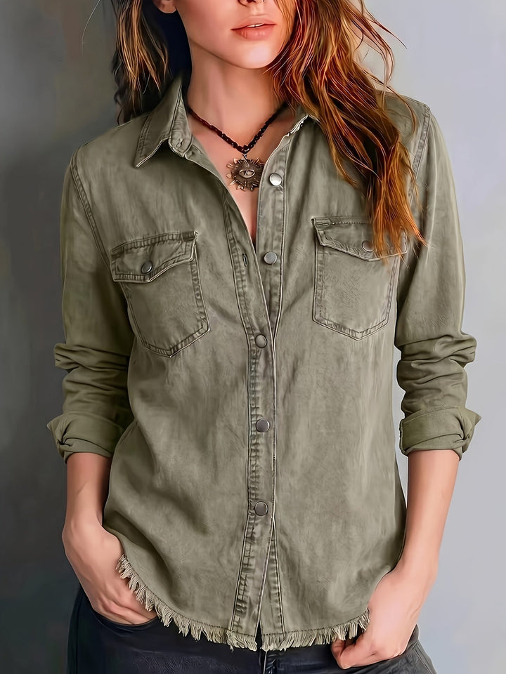 Blazka - Chemise Élégante À Boutons Sur Le Devant Avec Poche