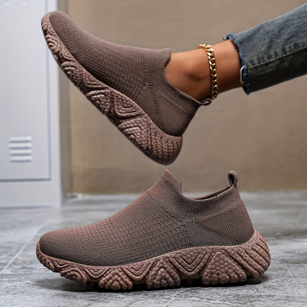 Elisha - Chaussures Tricotées À Semelle Épaisse