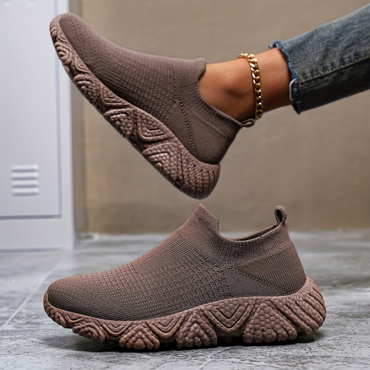Elisha - Chaussures Tricotées À Semelle Épaisse