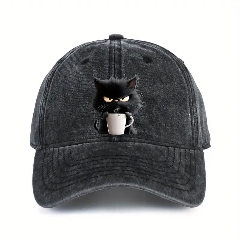 Malenia - Casquette De Baseball À Imprimé Chat