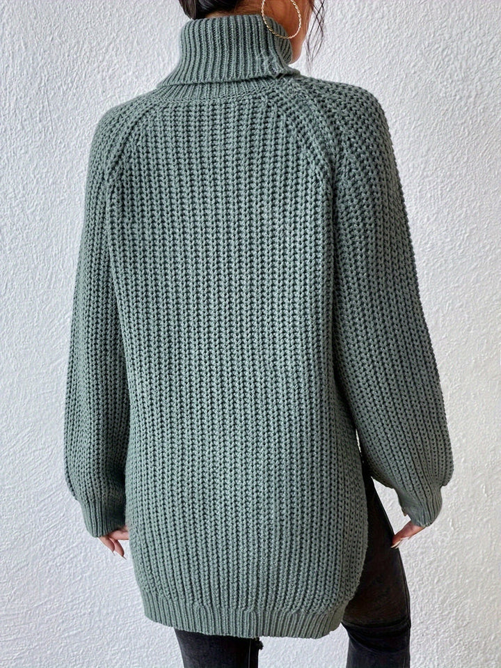 Felina - Pull À Col Roulé Et Manches Longues en Maille