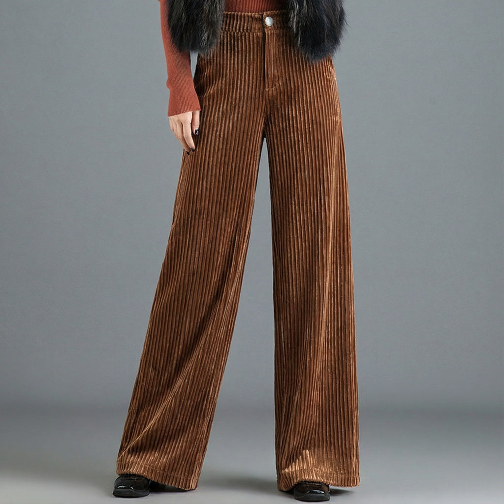 Shivila - Pantalon en Velours Côtelé
