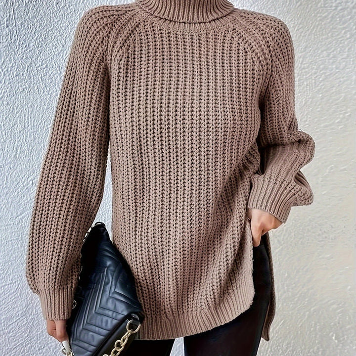 Felina - Pull À Col Roulé Et Manches Longues en Maille