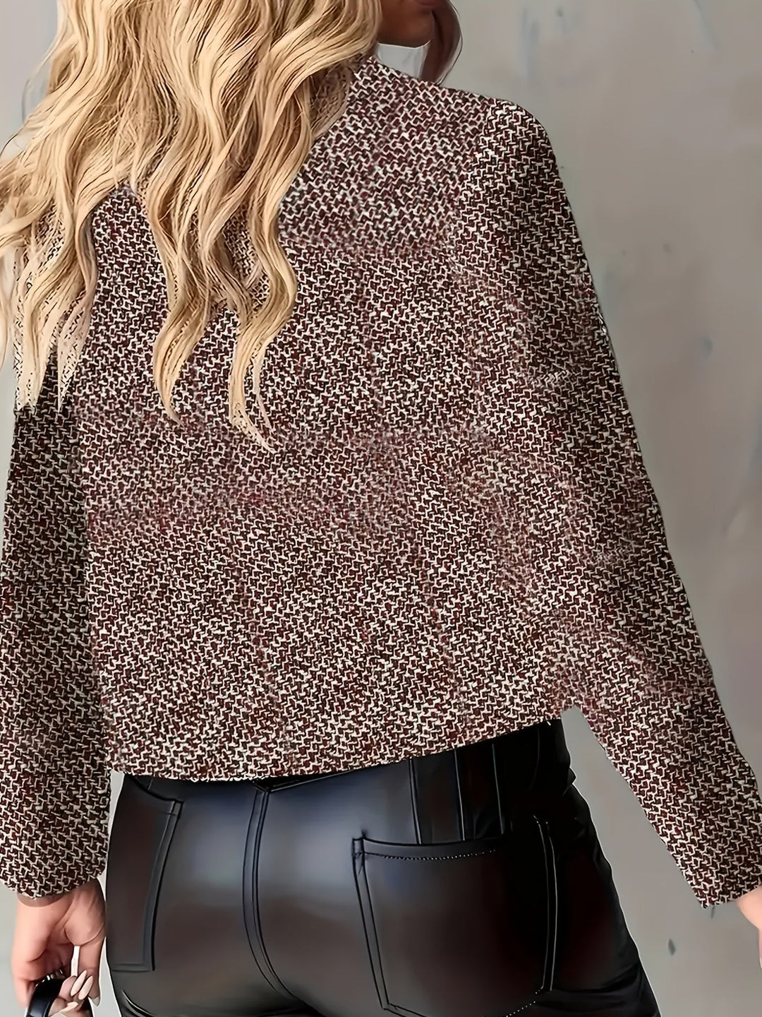 Aruzhan - Élégant Blazer À Manches Longues Avec Boutons