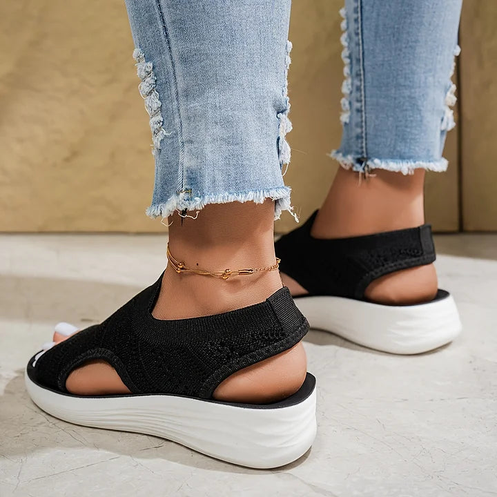 Deborish - Sandales Orthopédiques Ouvertes À L'avant, Confortables
