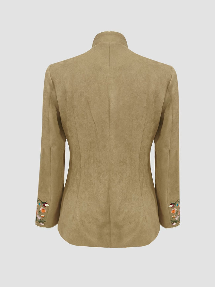 Anisaa - Veste Élégante À Col Montant