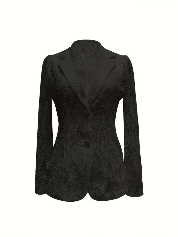 Kyliza - Blazer à Fleurs Doublé Printemps-été
