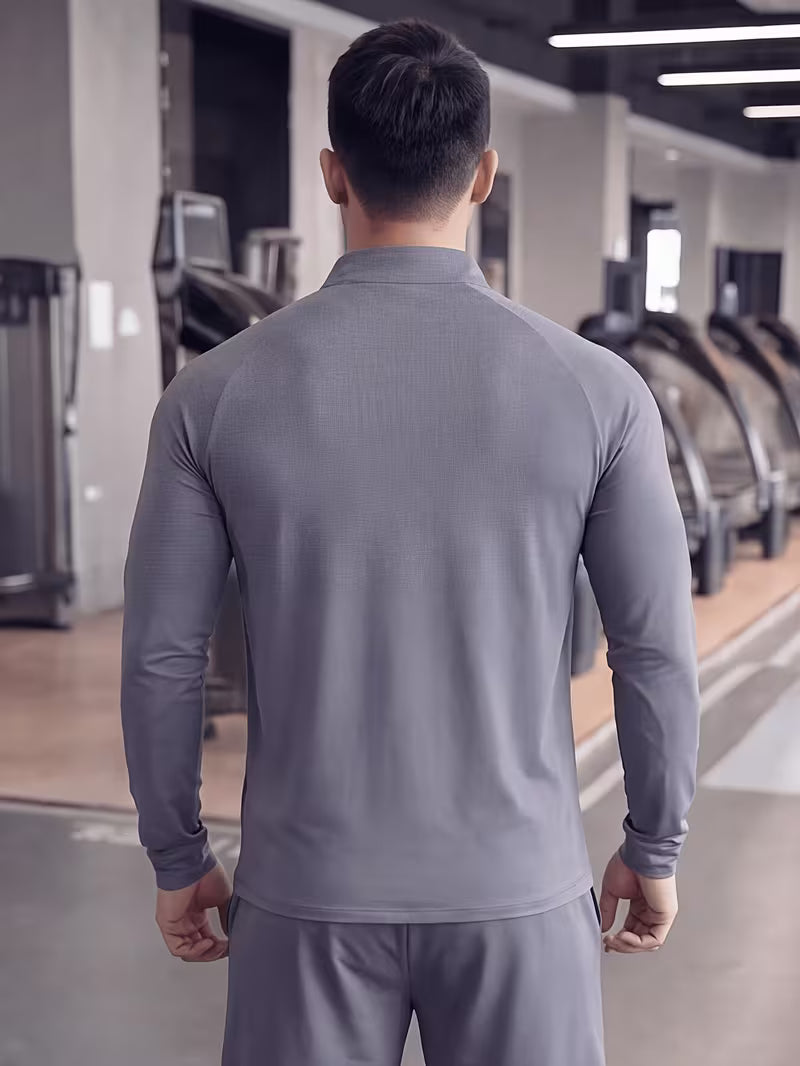 Zerdan - Sweat-shirt À Manches Longues Et Demi-zip