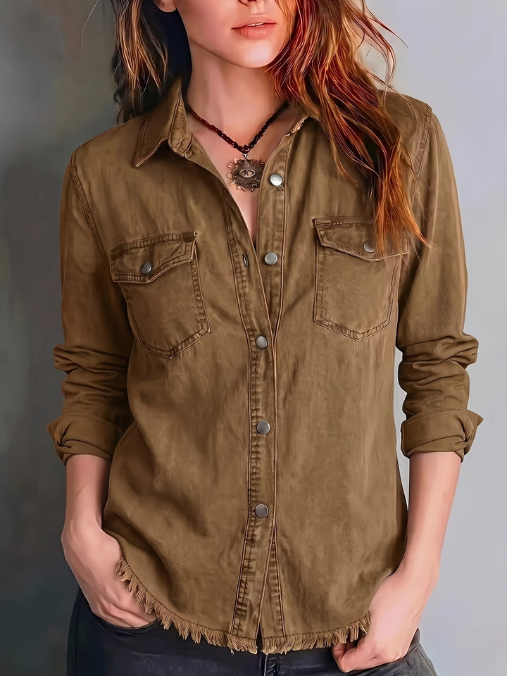 Blazka - Chemise Élégante À Boutons Sur Le Devant Avec Poche