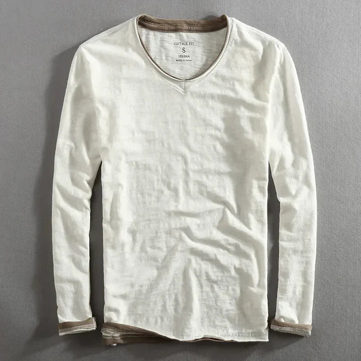 Roderick - Chemise en Coton À Manches Longues