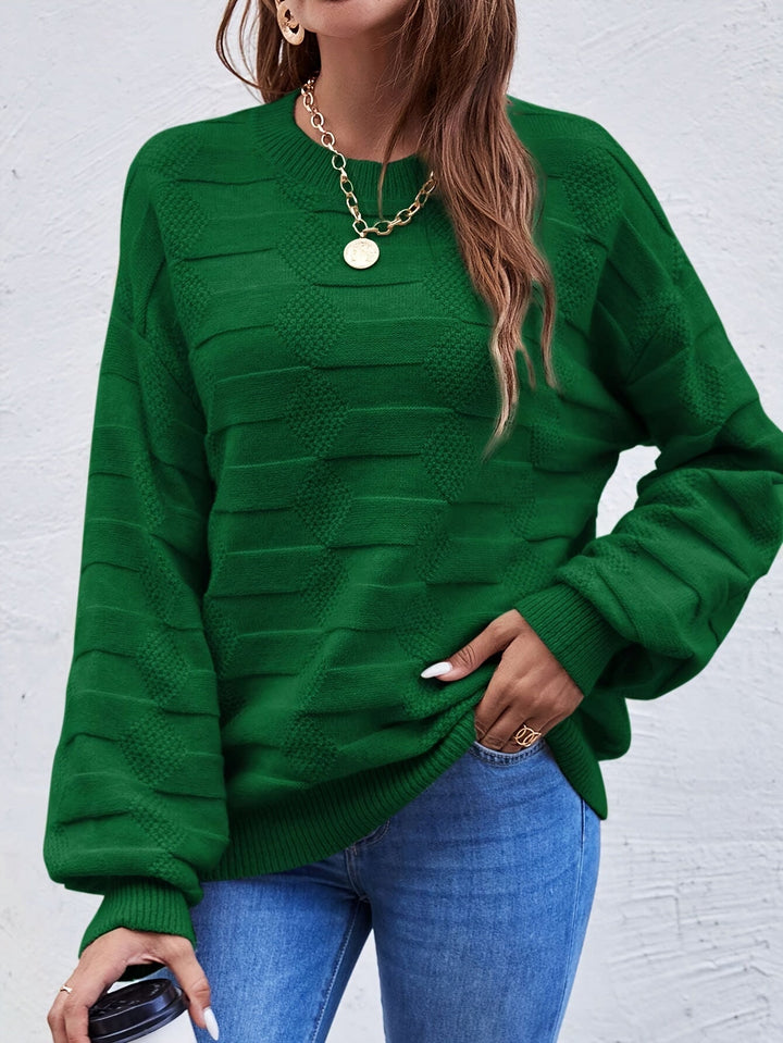 Annastina - Pull Décontracté À Manches Longues Et Col Rond