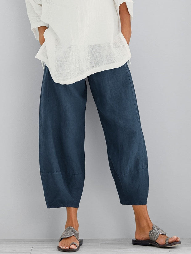 Taylah - Pantalon Ample en lin