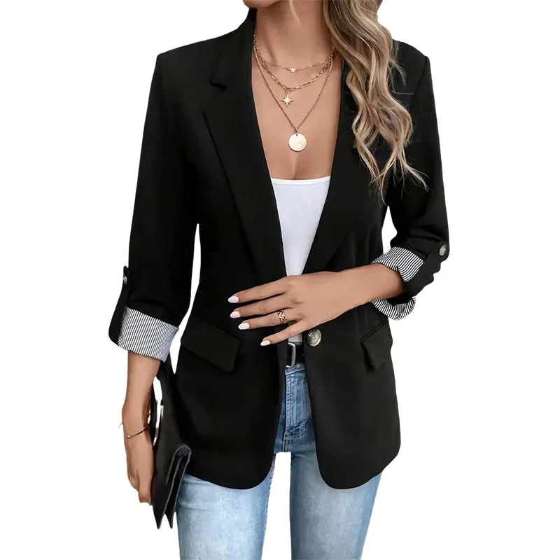 Rigieta - Blazer Décontracté À Double Boutonnage