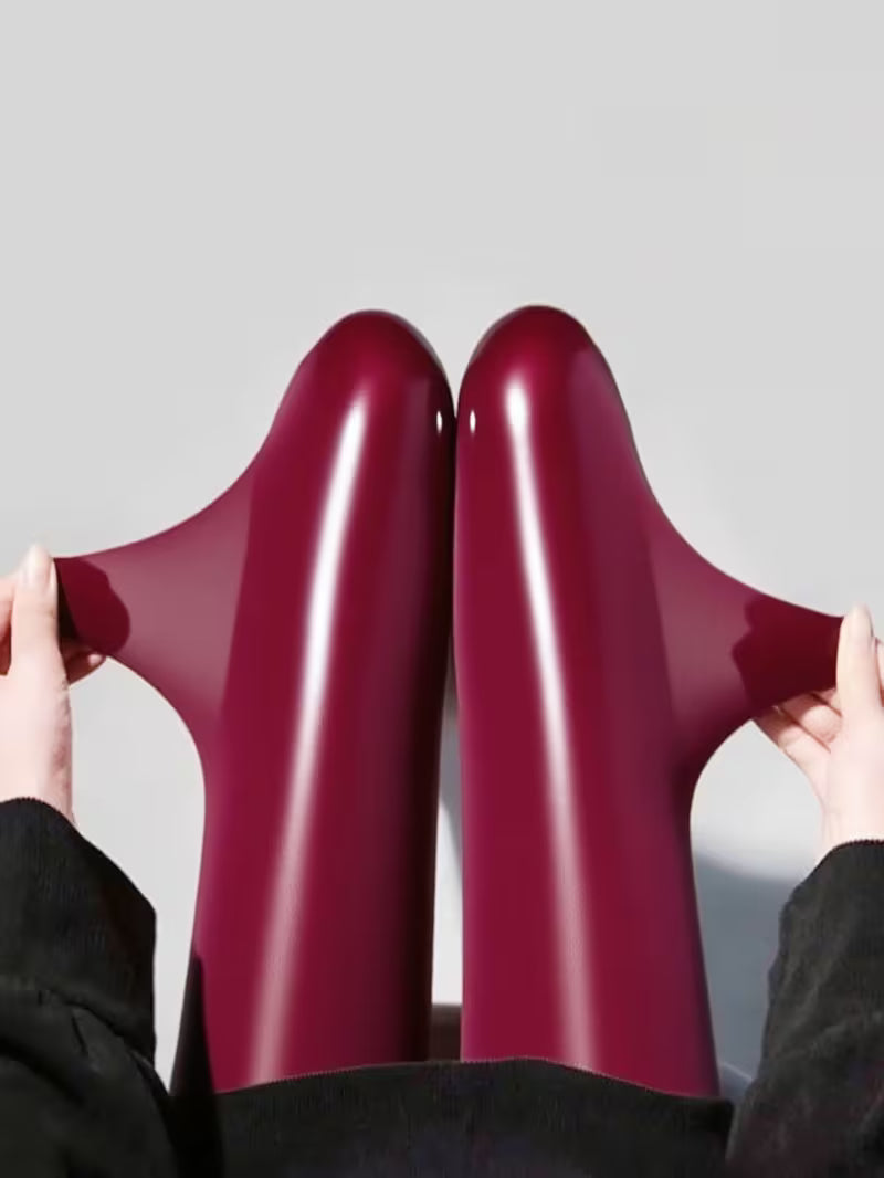 Bekah - Collants Extensibles Brillants Avec Pied