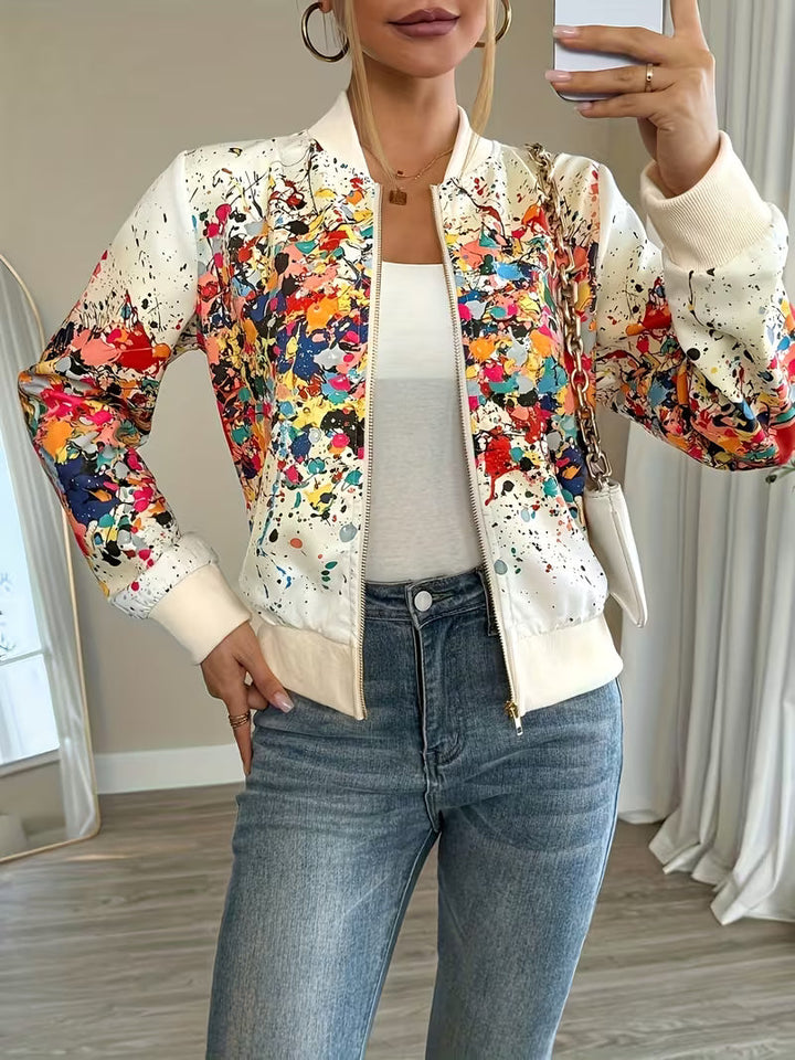 Riena - Veste À Imprimé Tie-dye Aux Couleurs Vives