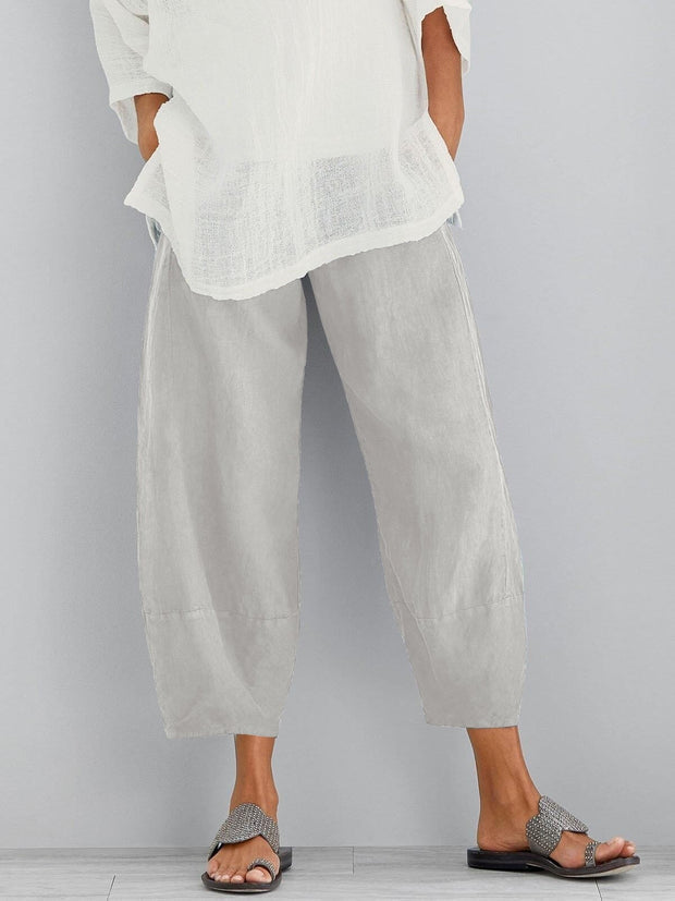 Taylah - Pantalon Ample en lin